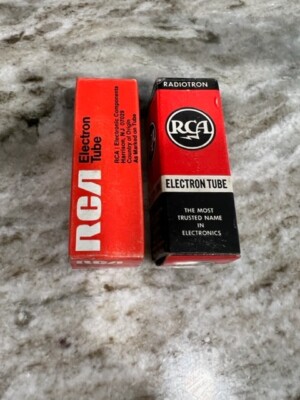RCA 5U8 Electron Tubes Set Of 2 New Old Stock