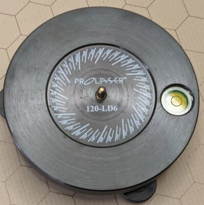Prolaser Leveling Disk Part # 120-LD6 - Adjustable Laser Level Tri-Pod Disk