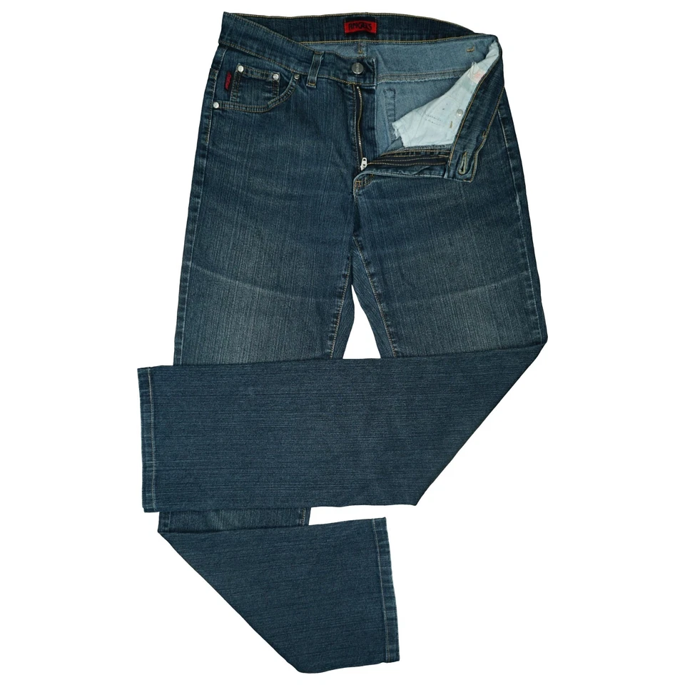 Angels Dolly 8032 Damen Stretch Jeans Hose straight Leg mid 38 M W29 L30 d. blau - Bild 2 von 4