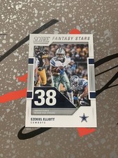 2017 Score Fantasy Stars Football Card #10 Ezekiel Elliott Cowboys 