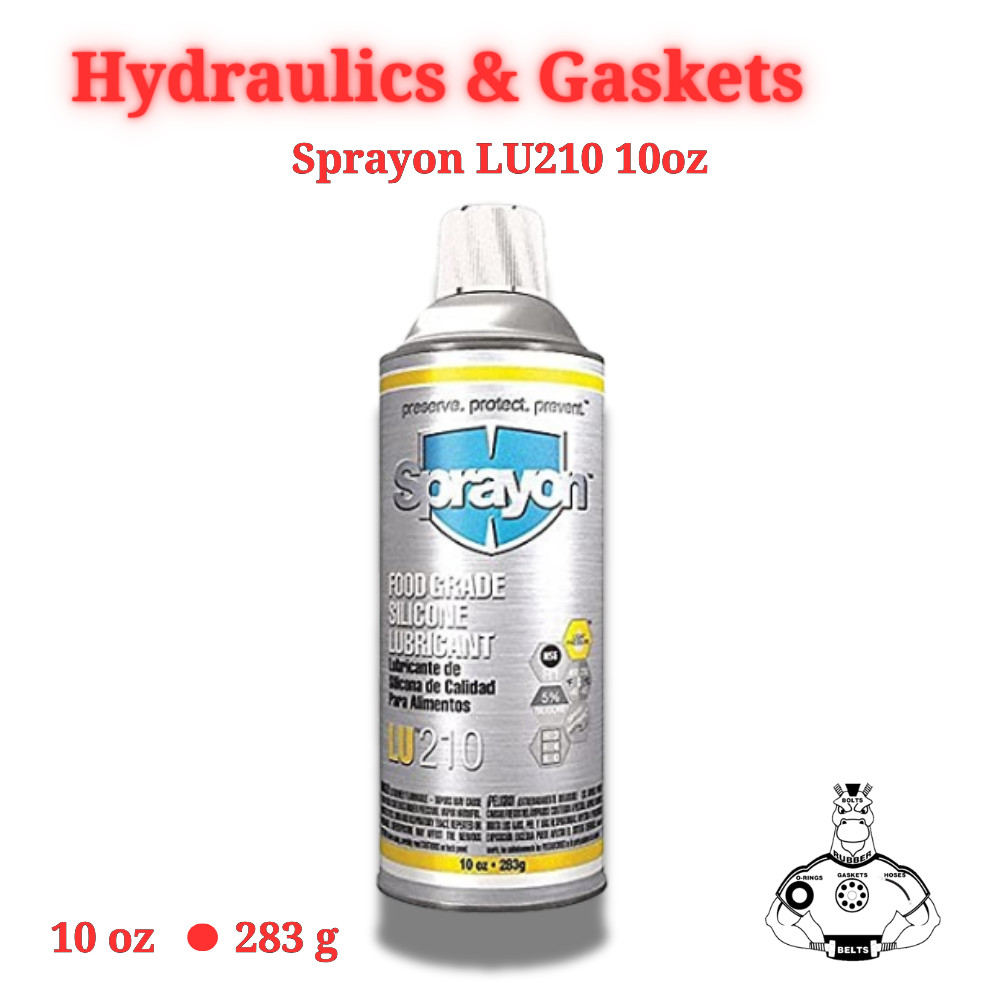 Sprayon LU210 Silicone Lubricant 10oz Food Grade Aerosol Can 10oz