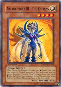 Arcana Force III - The Empress - LODT-EN010 - Common - 1st Edition x3 - Near Min