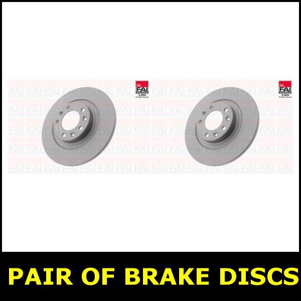 Brake Discs Rear Fits OPEL GRANDLAND 1.6 2.0 A18 P1UO 831DB
