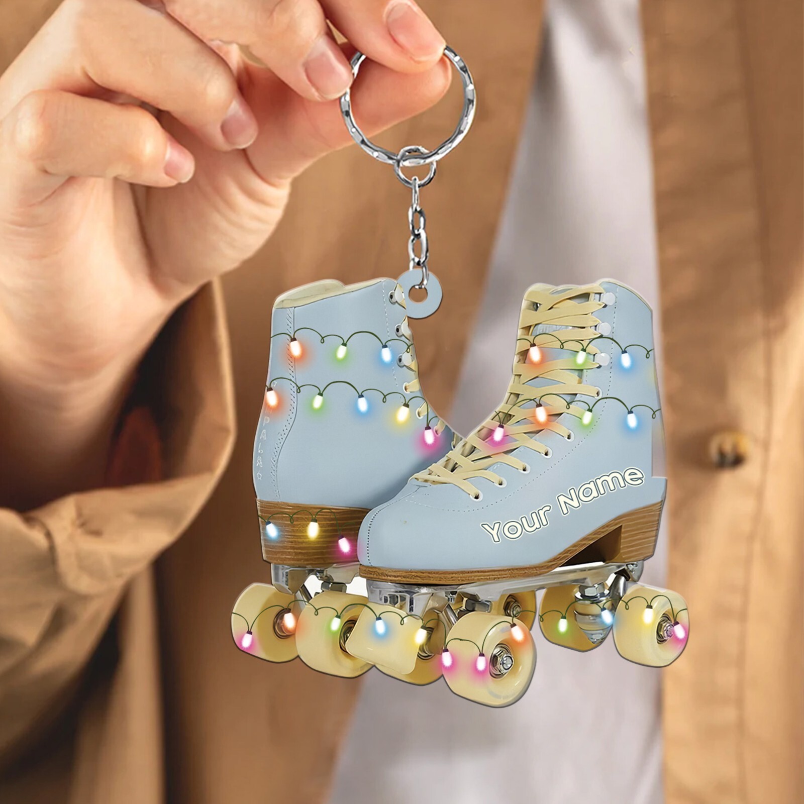 Roller Skating Christmas Ornament, Roller Skate Christmas Ornament