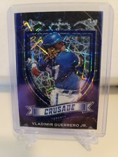 2021 Panini Chronicles - Vladimir Guerrero Jr. Crusade Blue Velocity Prizm #4