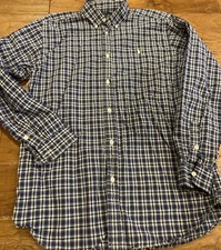 Ralph Lauren Polo Boys Size XL 18-20 Plaid Button Down Dress Shirt