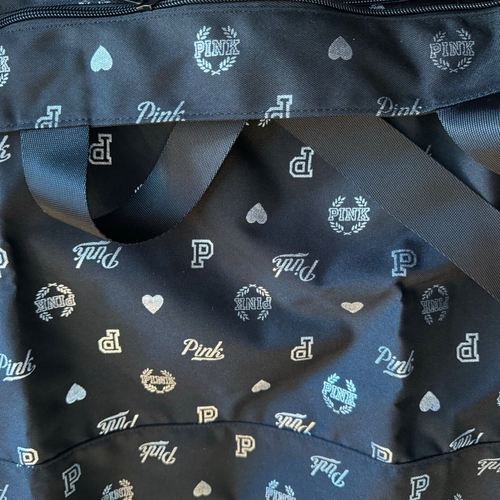 VICTORIA'S SECRET BLACK HANDBAG PURSE TOTE SHOULDER BAG 2019 RARE NEW - Picture 5 of 6