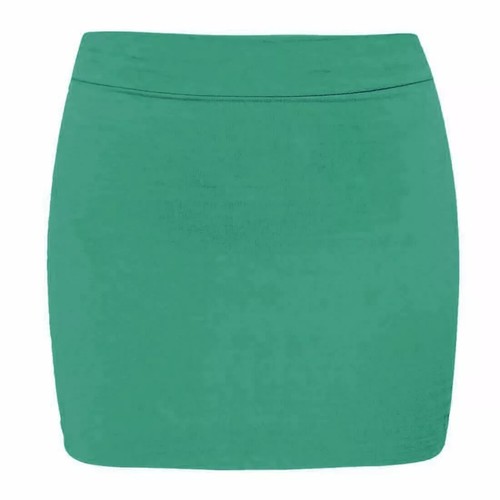 WOMENS HIGH WAISTED PLAIN JERSEY SUMMER TUBE PENCIL SHORT MINI SKIRT UK 8-26 - Picture 17 of 19
