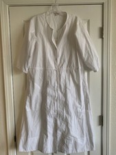 GAP 100% Cotton Popover Midi Dress