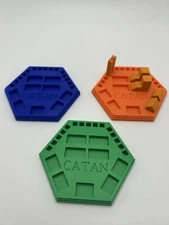 Settlers Of Catan Game Piece Holder for Base Game - 3D Printed -Multiple Colors!