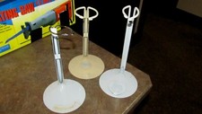 Lot of 3 Nice 7"-12" Applause Precious Moments Metal Adjustable Doll Stands
