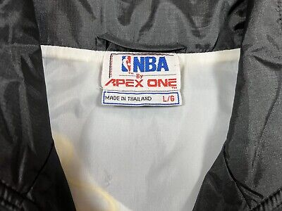 Vintage Apex NBA Miami Heat Zip Up Windbreaker Jacket Size Vintage Apex NBA Miami Heat Zip Up Windbreaker Jacket Size