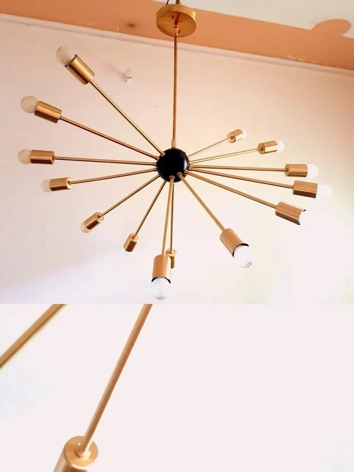 Antigua araña clásica moderna 14 brazos últimos diseños comedor pasillo decor... - Imagen 3 de 4