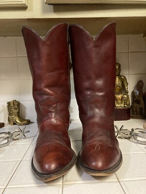 Stetson Oxblood Burgundy Wine Made in USA Vintage Western  display picture 2
