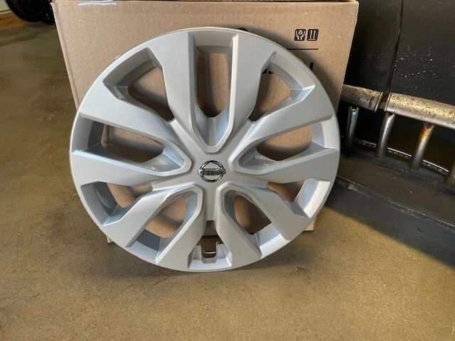 (4) Tapacubos Nissan Rogue 2014-2020 17" OEM tapacubos/cubierta de rueda 40315-4BA0B Foto 3 de 4