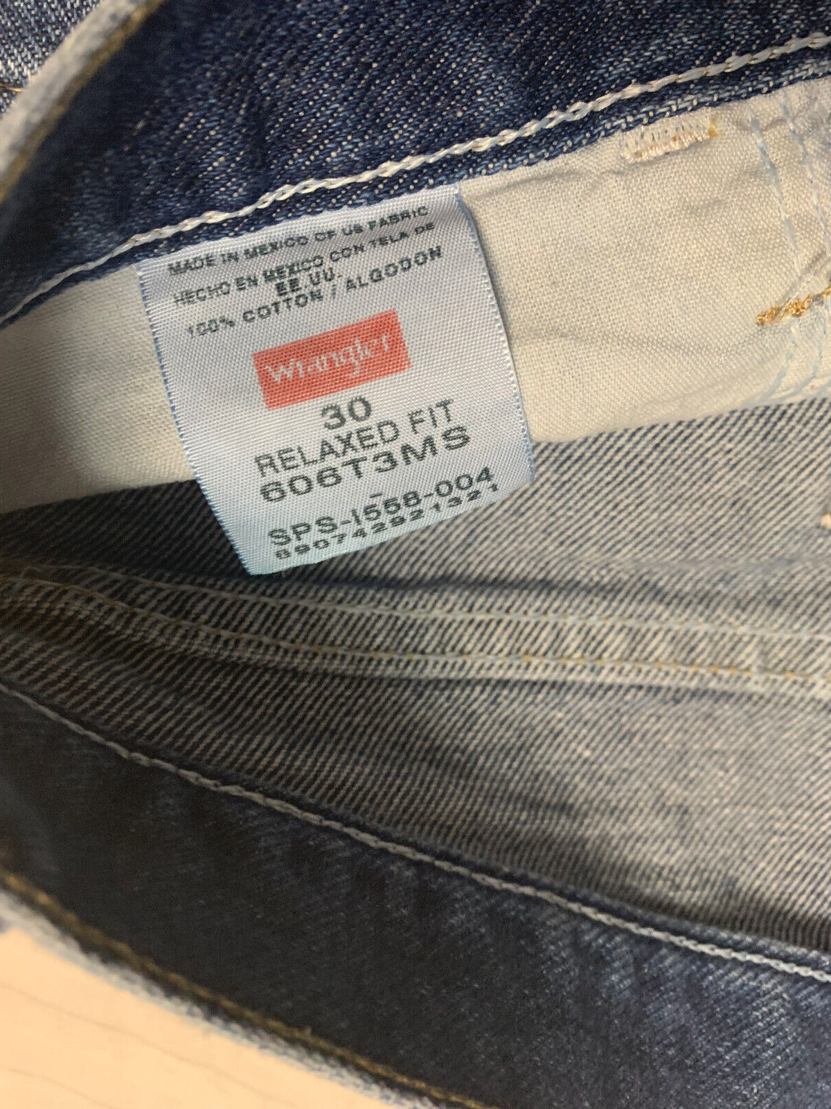 WRANGLER MENS JEANS COTTON SHORTS SIZE 30 thumbnail 2