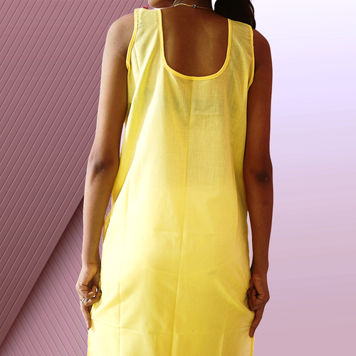 Women Cotton Inner Slip Long Camisole Indian Vest Ladies Summer Cami Girl NIghty - Picture 122 of 231