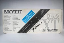 MOTU MIDI Express XT MIDI Interface 8X8 128 channels 8-PORT W/BOX, GREAT CONDITI