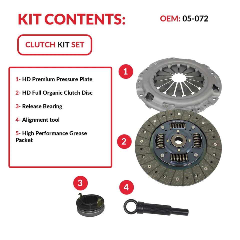 Kit de embreagem SECLUTCH para 07-12 Hyundai Elantra Kia Soul 2.0L 4Cyl DOHC - Imagem 3 de 4