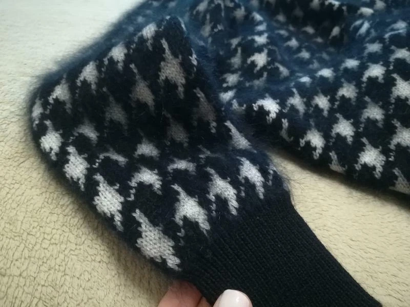 Suéter Chaqueta Strenesse Premium Jumper Pata de Gallo Talla 12 Foto 4 de 4