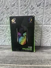 Gaming Mouse RGB Lights Wired M5 E-Sports Mouse Ziyou Lang - Macaron Green Mamba