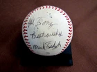 MARK FIDRYCH THE BIRD DETROIT TIGERS SIGNED AUTO VINTAGE WILSON BASEBALL JSA