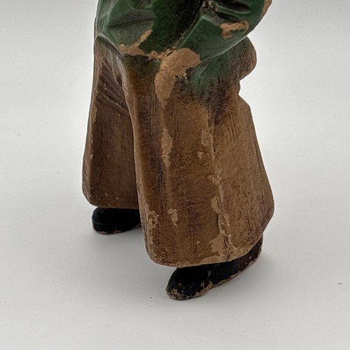Figurine art populaire vintage artisanal peint marin 5" figurine syroco bois resi - Photo 6/15