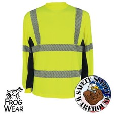 FrogWear High Performance Stretch High-Visibility Long Sleeve Shirt GLO-225LS