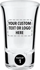 Personalized Shot Glass (1.5oz) Free Engraving Groomsman & Bridesmaid