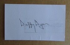 DUFFY DYER SIGNED AUTOGRAPH 3X5 INDEX CARD MLB 1969 WORLD SERIES CHAMPION METS