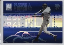 2005 Donruss Elite Passing the Torch Blue Willie McCovey Jeff Bagwell HOF 1p7k