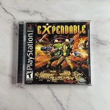 Expendable (Sony PlayStation 1, 2000) Complete W/ Manual & Tested 