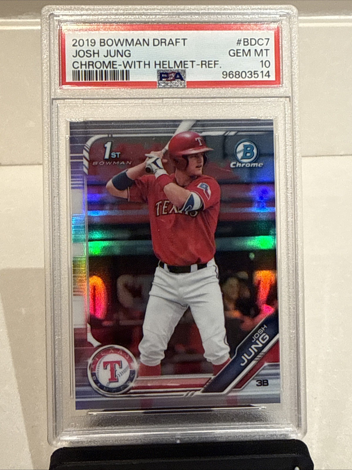 2019 Bowman Chrome - Josh Jung PSA 10
