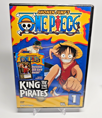 One Piece - Vol. 1: King of Pirates (DVD, 2006, Edited Dubbed) for