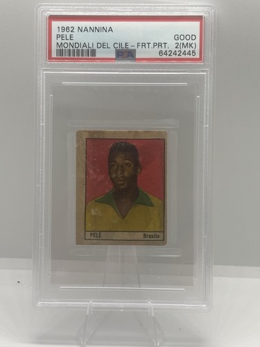 1962 Nannina Pele PSA 2 (mk). Extremely Rare Pele Grail.  Only 14 in PSA Pop!!!