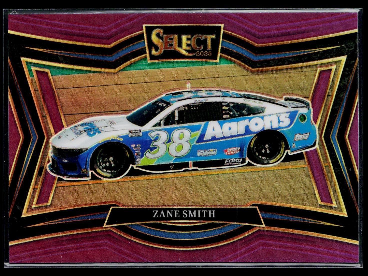 2025 Panini Select Zane Smith Purple Prizms #145 Front Row Motorsports