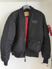Giacca da aviatore bomber full zip vintage Alpha Industries Cage codice 3A382 taglia XL