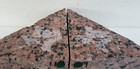 UNIVERSITY OF TEXAS CUT PINK GRANITE ROCK BOOKENDS SET, ETCHED STATE, LONGHORN — photo 3