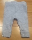 Zara Baby Ankle Pants Gray 1-3 Months Solid Pattern Elastic Waist Pull On — photo 2