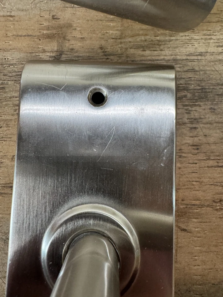 Juego de palancas de teclado electrónico Emtek E4020US15 EMTouch, níquel satinado *SOLO PIEZAS Foto 4 de 4