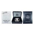 1996-P American Eagle One Ounce Silver Uncirculated Coin w/ Original Box & COA