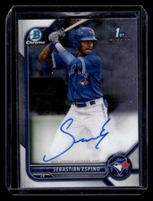 2022 Bowman Chrome #CPA-SE Sebastian Espino Prospect Autographs