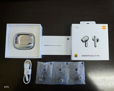 Xiaomi Buds 5 Pro True Wireless Bluetooth In-Ear Earbuds w/ Charging Case Silver