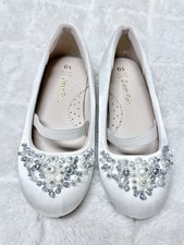 DREAM PAIRS Girls Ballet Flats Flower Shoes Mary Jane Ballerina Flat Dress Shoes