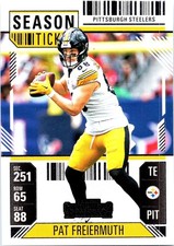 Pat Freiermuth 2024 Panini Contenders #84 Pittsburgh Steelers
