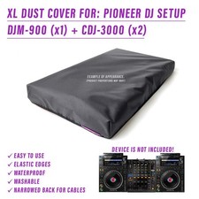 XL DUST COVER per PIONEER DJ SETUP (DJM-900 + CDJ-3000 (x2))