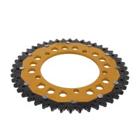 Kettenrad Alu Gold 46-ZäHne 525-Teilung FüR Suzuki GSX-R 750 X Bj. 2005