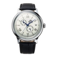 Automatisch Herrenuhr Orient Bambino V8 RA-AC0701S03B Leder Schwarz