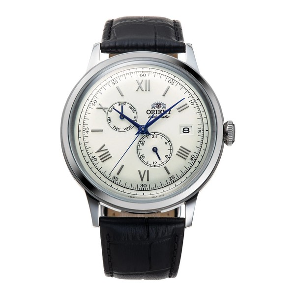 Automatisch Herrenuhr Orient Bambino V8 RA-AC0701S03B Leder Schwarz-image