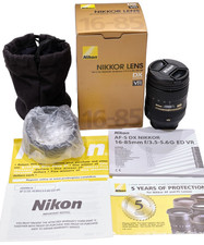 Nikon AF-S DX Nikkor 16-85mm f/3.5-5.6G ED VR Used 1 time